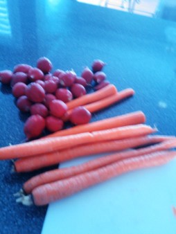 Carrots Radishes