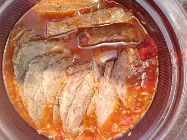 Stewed Tomato and French Onion Rump Roast