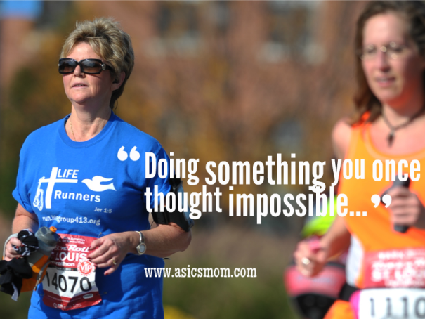 Mile 20 of St. Louis Rock and Roll Marathon 